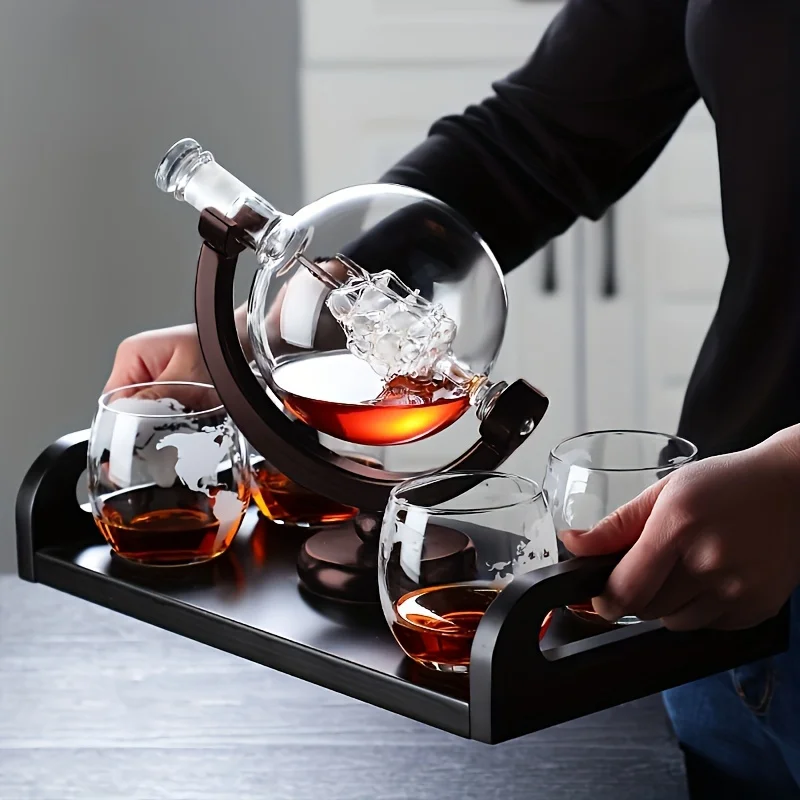 Decanter Globe Set - Carafe à whisky en forme de