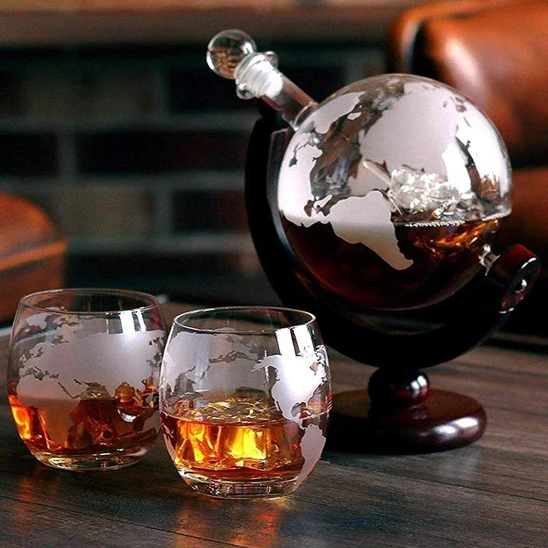 Decanter Globe Set - Ensemble de carafe globe créatif avec