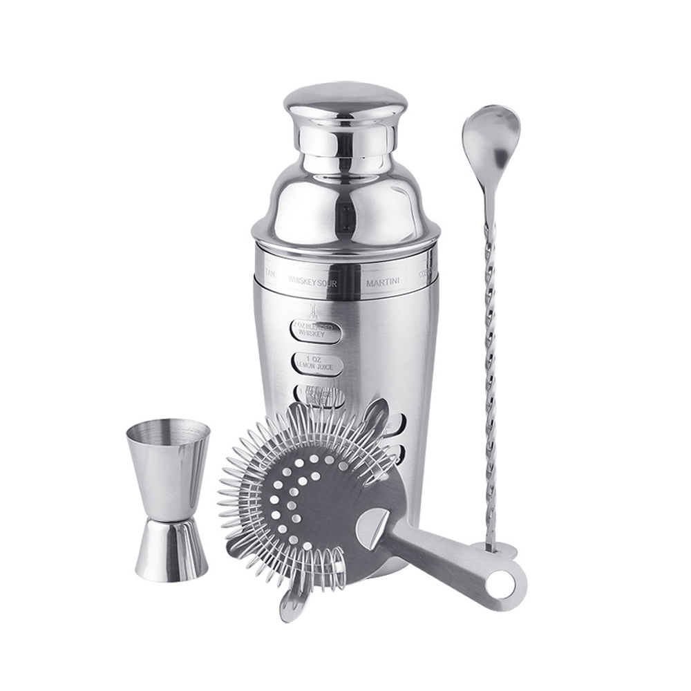 Boston Shaker Set - Ensemble de shakers Boston 4 pièces,