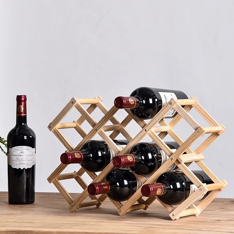 Home Bar Shelves - Étagères de rangement de vin empilables
