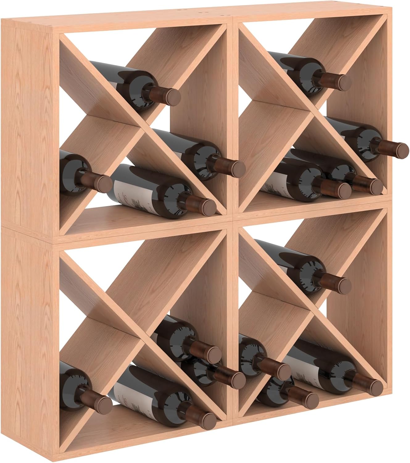 Home Bar Shelves - Range-bouteilles pour 96 bouteilles, meuble de