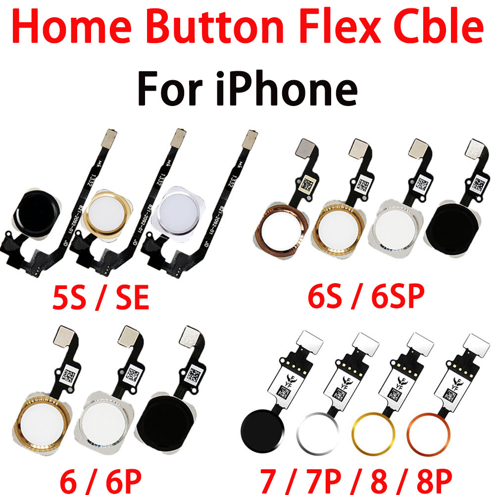 Home Bar Iphone - Clé de bouton d'accueil avec câble