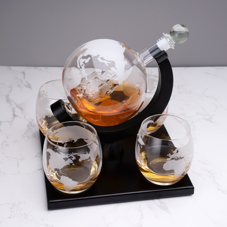 Ensemble de carafe à whisky en - Decanter Globe Set avis et prix