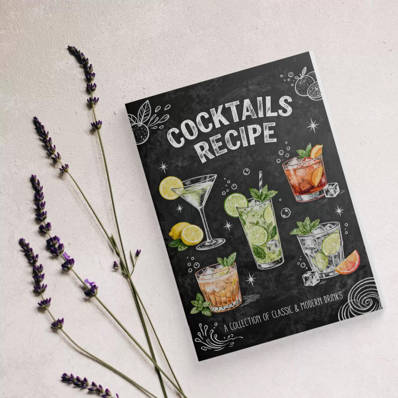 Livre de recettes de cocktails - Cocktail Recipe Book avis et prix