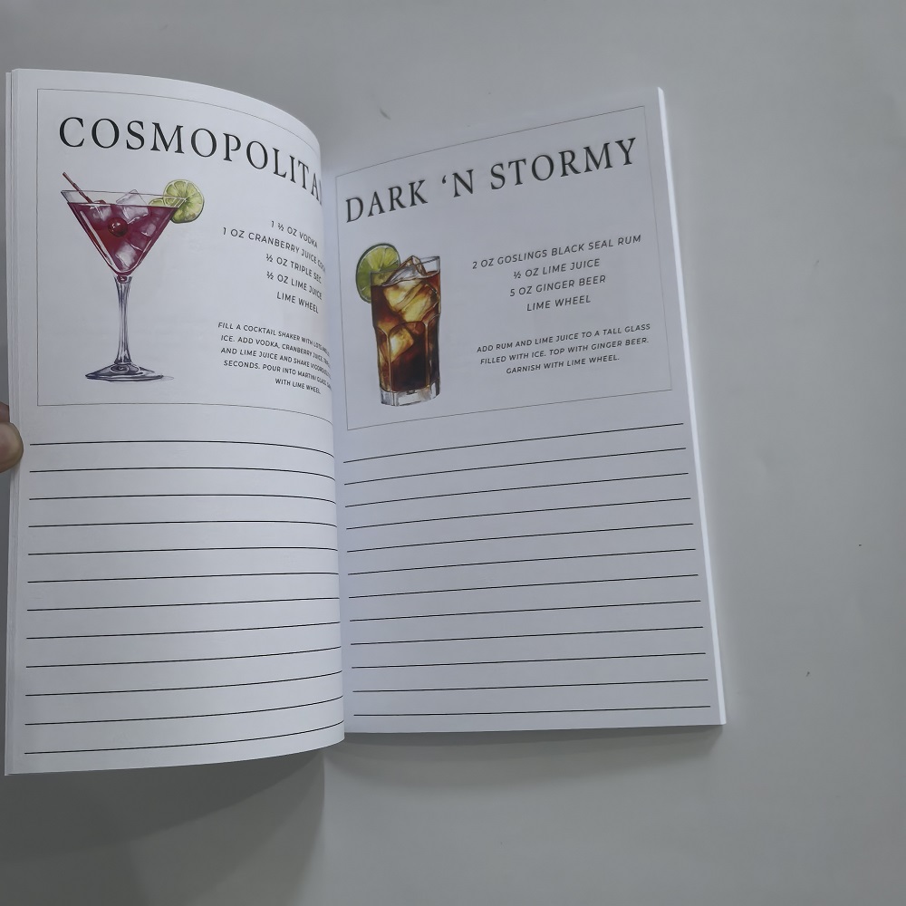 Livre de recettes de cocktails - Cocktail Recipe Book avis et prix