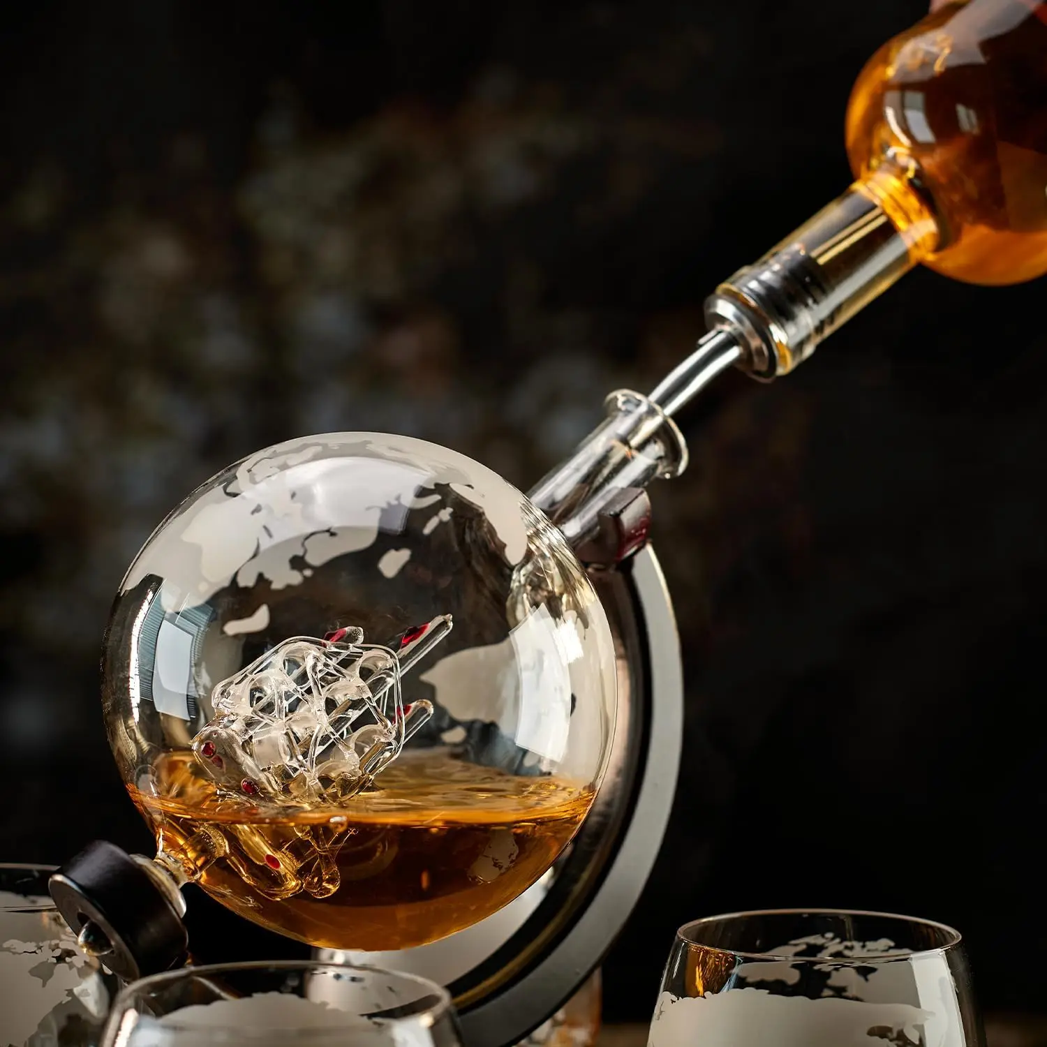 NANCIHUI-Carafe en verre créat - Decanter Globe Set avis et prix