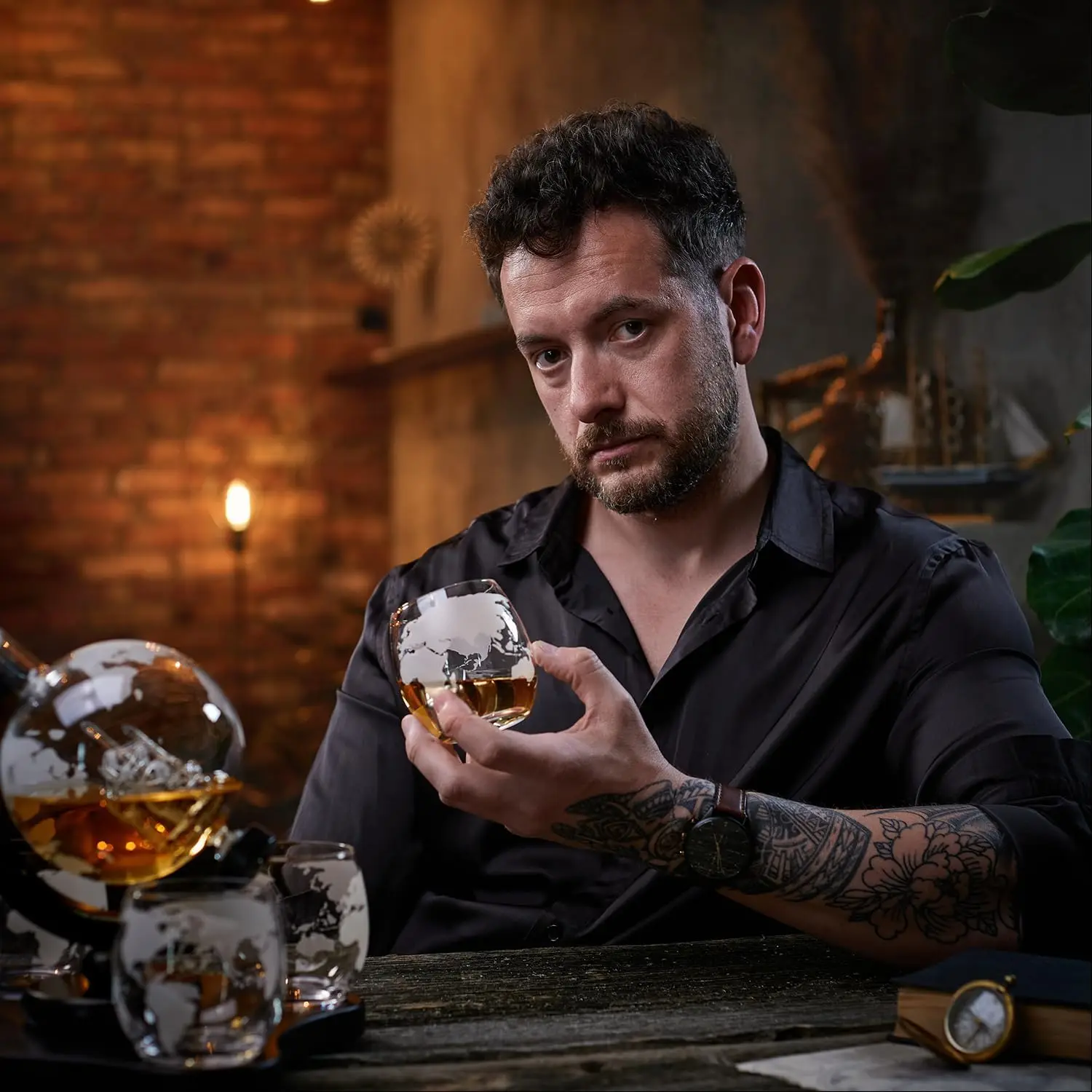 NANCIHUI-Carafe en verre créat - Decanter Globe Set avis et prix