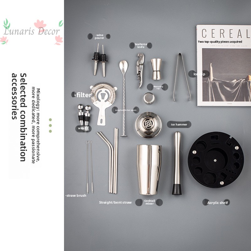 Kit complet d'outils de barman - Boston Shaker Set avis et prix