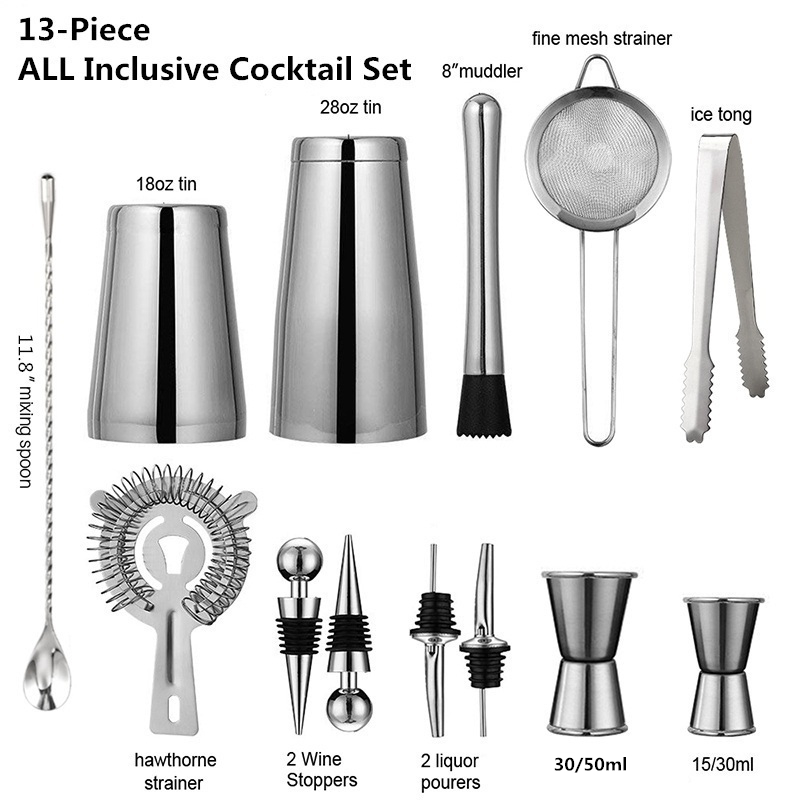 Agitateur à Cocktail en acier  - Boston Shaker Set avis et prix