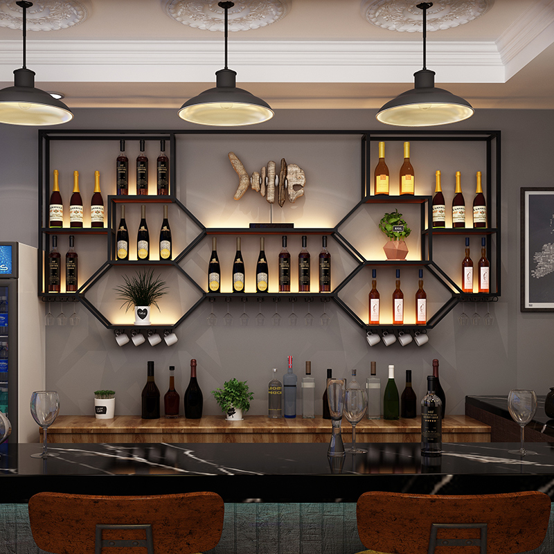Étagères en métal armoire à vi - Home Bar Shelves avis et prix