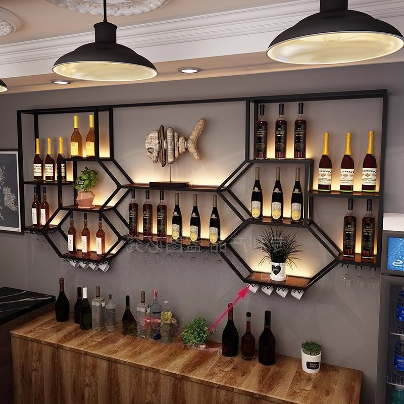 Étagères en métal armoire à vi - Home Bar Shelves avis et prix